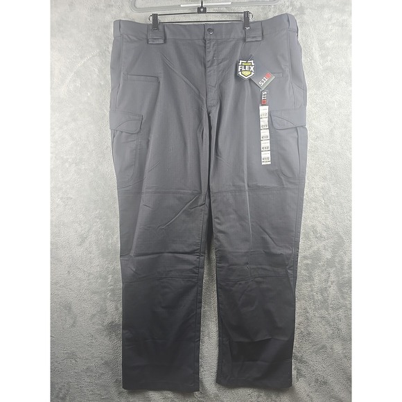5.11‎ Tactical Stryke Pants Mens 42x32 Flex-Tac Charcoal Gray Cargo Ripstop NWT